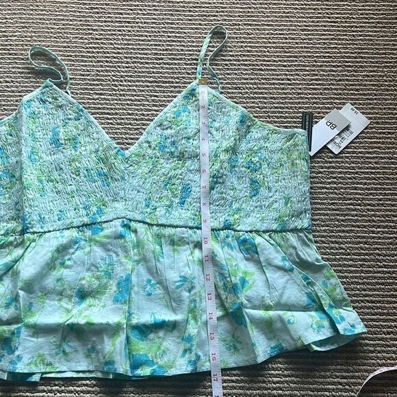 NWT B.P floral tank top green 1X - Picture 5 of 7